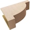 Ekena Millwork 8"W x 24"D x 16"H Classic Alpine Rough Cedar Woodgrain TimberThane Corbel, Primed Tan CORUR08X24X16ALPRCPR - alternate 5